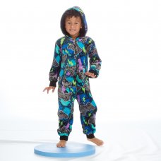 18C753: Infant Boys Gaming All Over Print Onesie (2-6 Years)